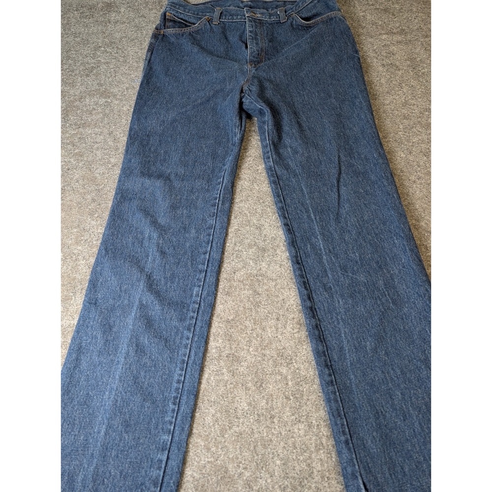 Duck Head Straight Leg Jeans Mens 36-38x33 Blue Medium Wash Denim SEE NOTES